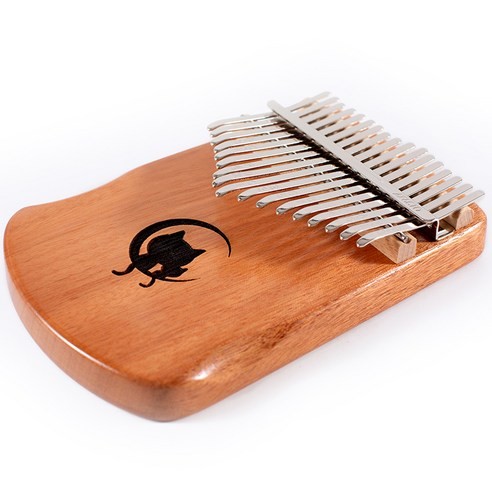 Affecto 17th Scale C แผ่นคีย์ Kalimba Moon Cat + ค้อนจูน + สติ๊กเกอร์คีย์บอร์ด + ชุดทำความสะอาด
