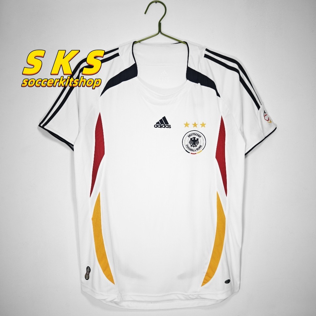 Germany 2006 Home Retro Soccer Jersey Football #BALLACK #SCHWEINSTEIGER #KLOSE