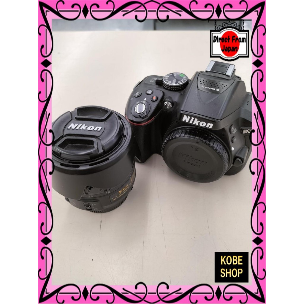 【ส่งตรงจากญี่ปุ่น】 ชุดเลนส์ SLR NIKON D5300 【สินค้ามือสอง】