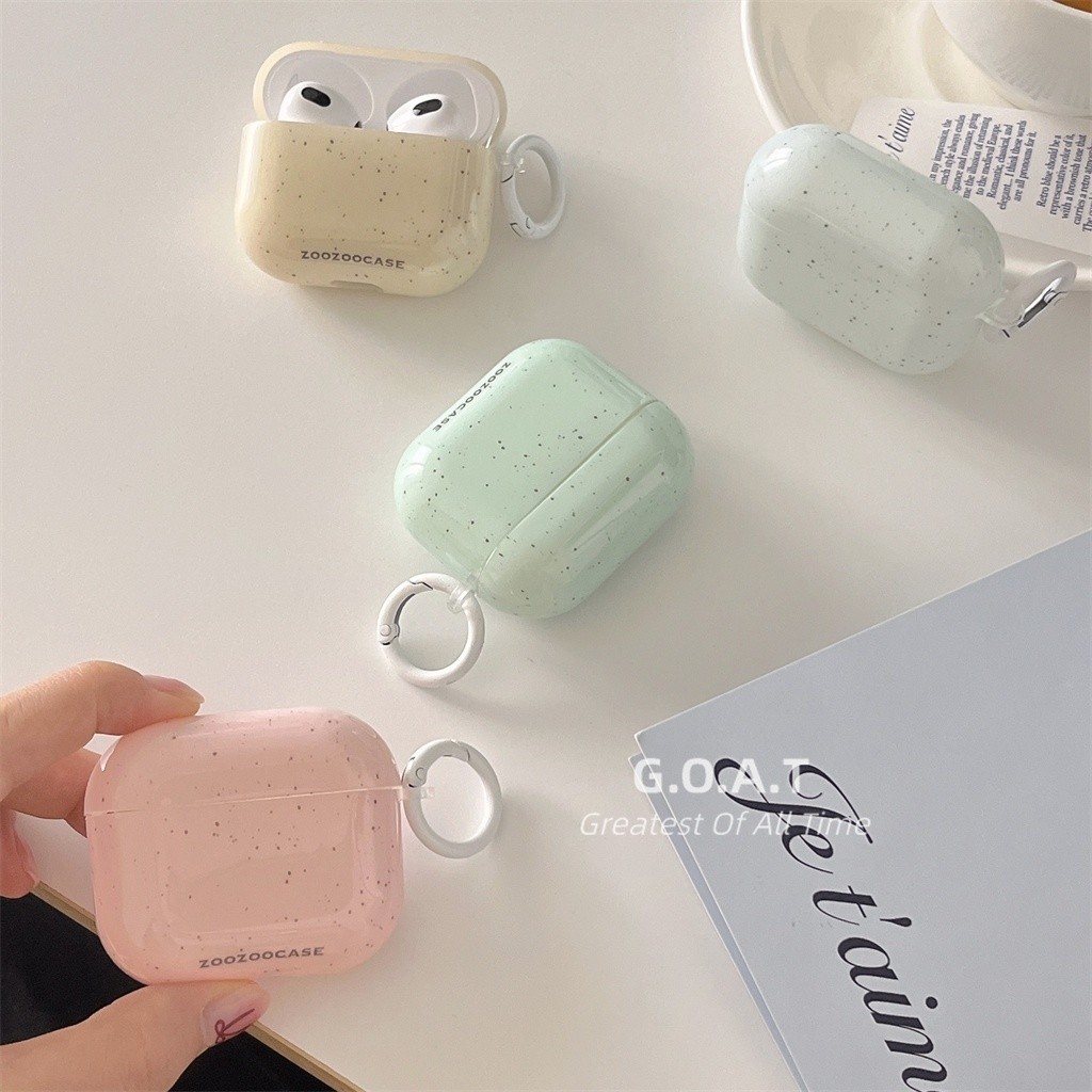 Goat Airpods 1/2/Airpods Pro/Airpods Pro 2/Airpods 3 Soft Cortical หูฟัง Protector และ Fall Arrest + พวงกุญแจ