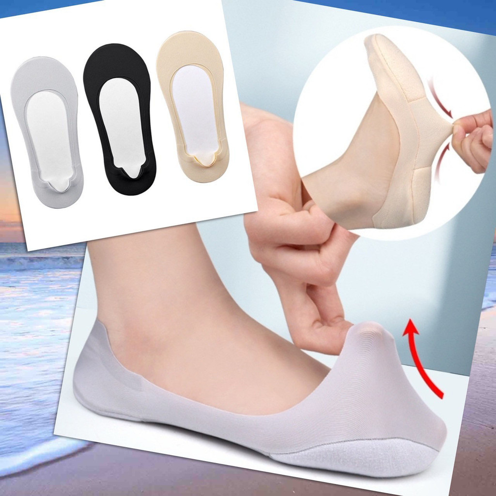 ⚡ ถุงเท้า รองส้นเท้า รองฝ่าเท้า รองช้ำ ผ้านุ่ม เสริมส้น แก้ปวดส้นเท้า ฝ่าเท้า ระบายอากาศ ลดแรงกระแทก ช่วยเดิน นุ่ม ⚡