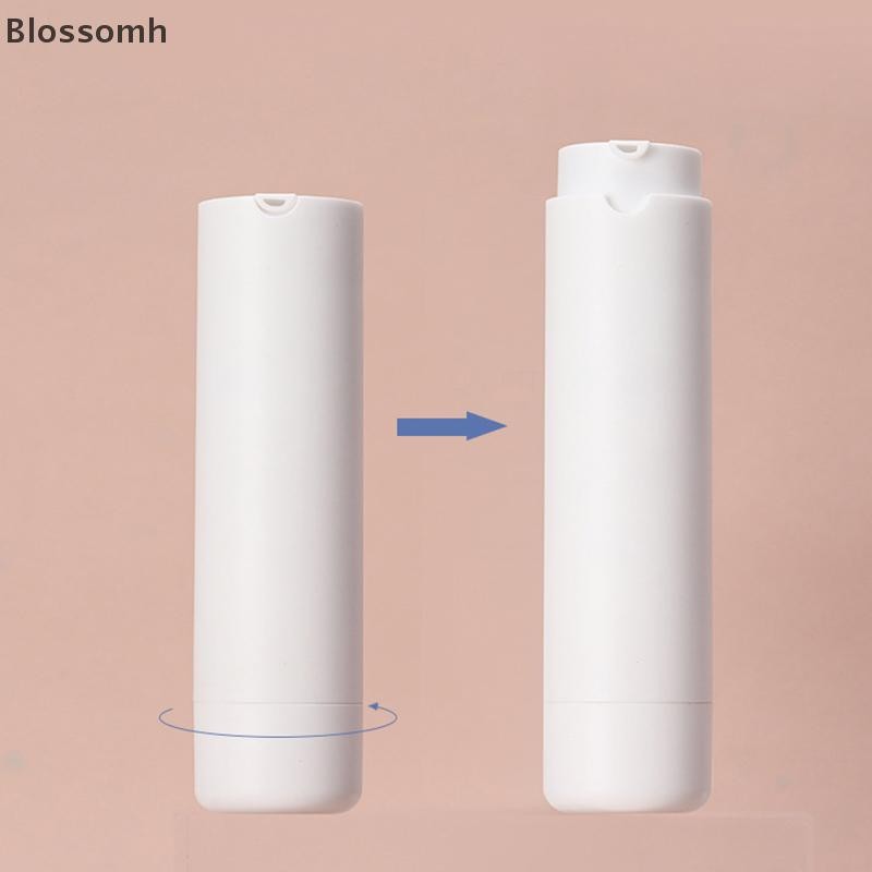 Blossomh 25ml/45ml ขวดอิมัลชันสูญญากาศแบบหมุนเปล่าเปลี่ยนได้ด้านใน Liner Airless ขวดโลชั่นคอนเทนเนอร์เครื่องสําอางใหม่