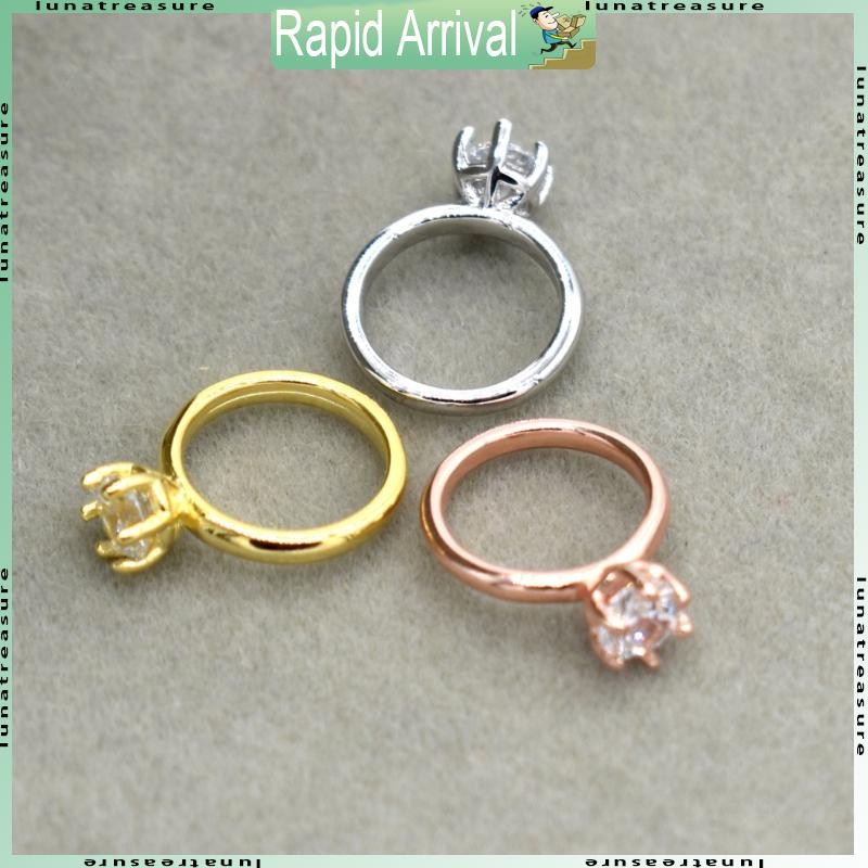 Lun คริสตัลแองเจิลแหวนชุดเด็กทารกภาพ Props ทารกแรกเกิด Golden Rose Gold แหวนเงินประณีตทารกแรกเกิดแหวน