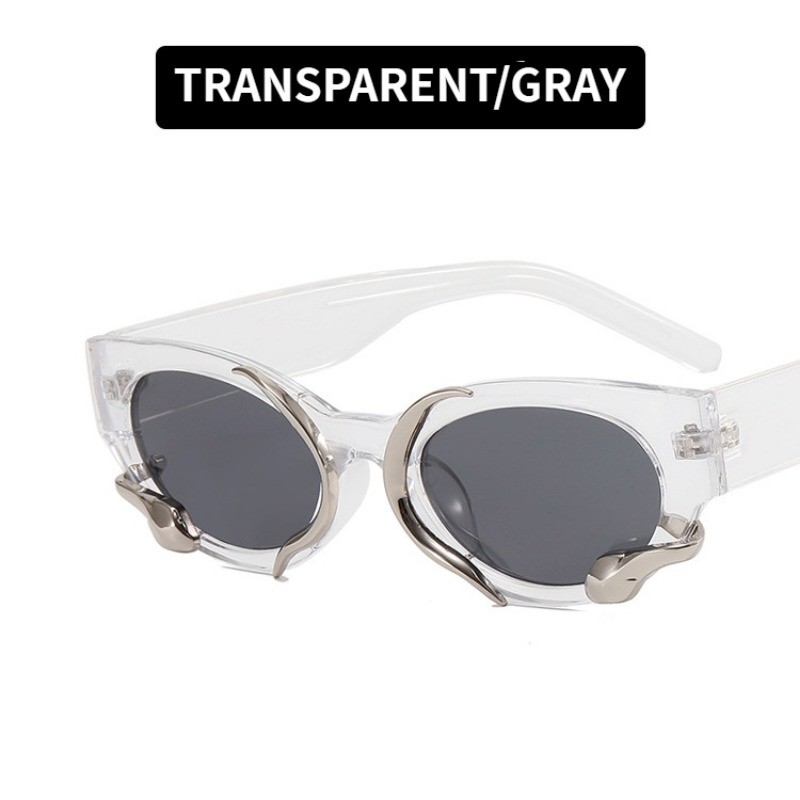 แว่นกันแดดรูปทรงสามมิติแฟชั่นใหม่ Y2K Retro - รูปที่ 6