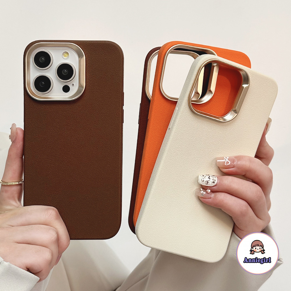 หรูหราซิลิโคนหนังเคสโทรศัพท์สําหรับ ไอโฟน 11 15 16 มือโปร สูงสุด 16บวก 12 14 13 โปรแม็กซ์ ชุบเลนส์ป้องกันรอยขีดข่วนทนนุ่มโทรศัพท์ฝาหลัง