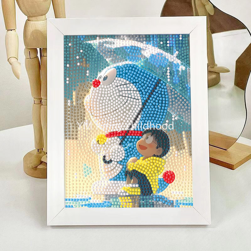 23x18 ซม.PANDA เด็กเพชรจิตรกรรมชุด Doraemon รูปที่ 3