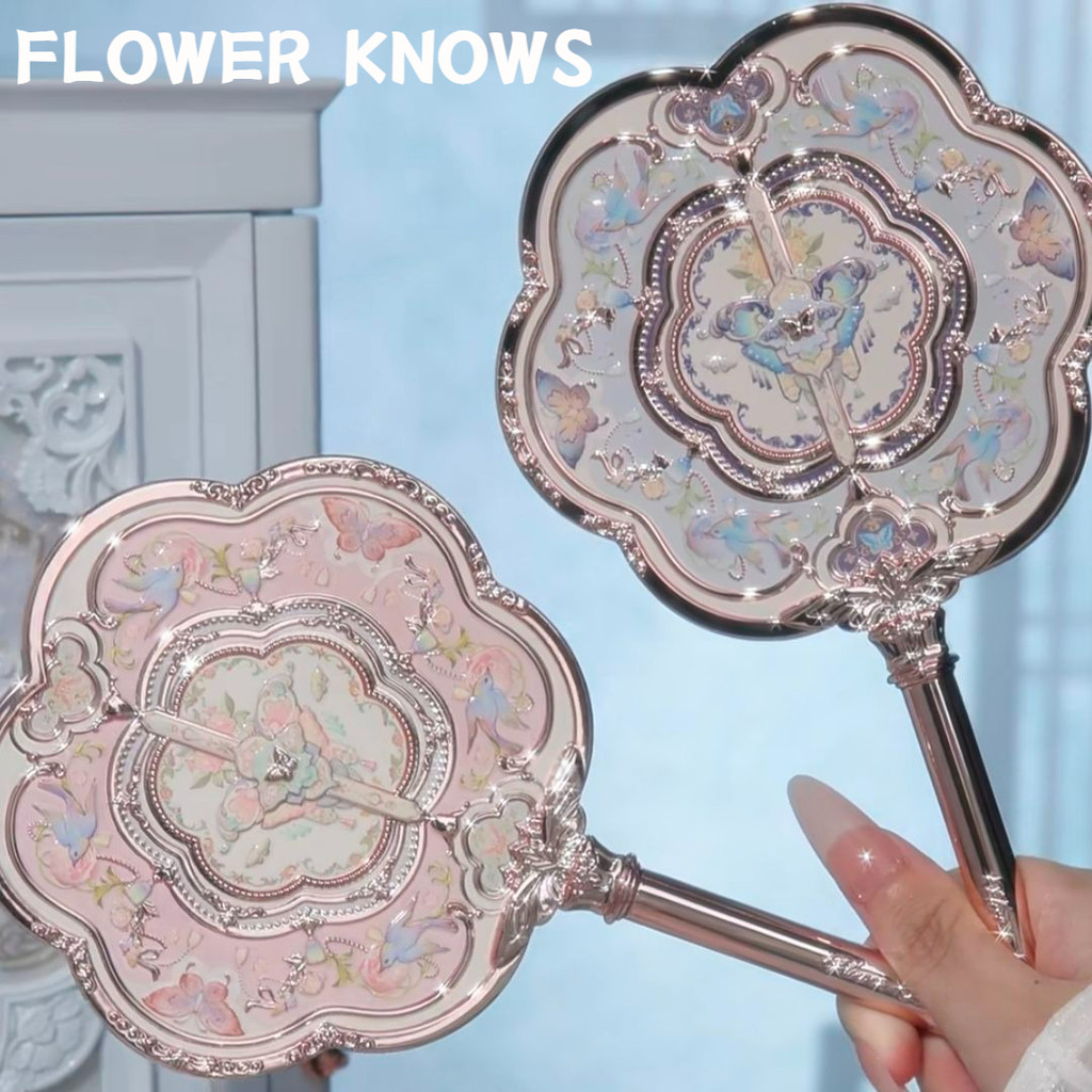 FLOWER KNOWS  New Mirror Flower Knows Butterfly Cloud Shoulder Peripheral Handheld Mirror Beautyful 