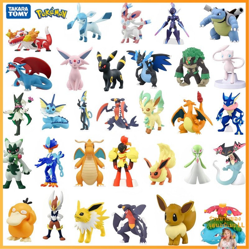 สินค้าใหม่รับส่วนลดของแท้ Tomy Pokémon MS ซีรีส์ของเล่นทำมือโมเดลตุ๊กตาโปเกมอนเครื่องประดับตุ๊กตา