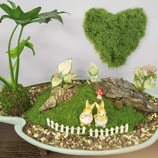 มอสจําลอง มอสสีเขียว DIY มอสปลอม สําหรับตกแต่งบ้าน สวน