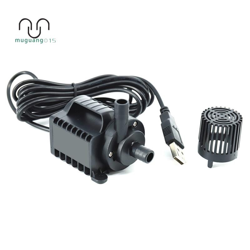 🔥5v Submersible ปั๊มน้ํา 0-600L/H ปั๊มน้ําพุขนาดเล็ก 8 ระดับปรับ 0-7.2ft ยก USB ชาร์จสําหรับสระว่ายน