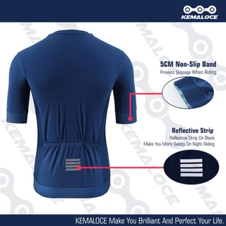 Powerband KOMALOCE เสื้อเจอร์ซีย์นักปั่น Powerband สําหรับผู้ชายแขนสั้นฤดูร้อนระบายอากาศจักรยานเสื้อเจอร์ซีย์นักปั่น