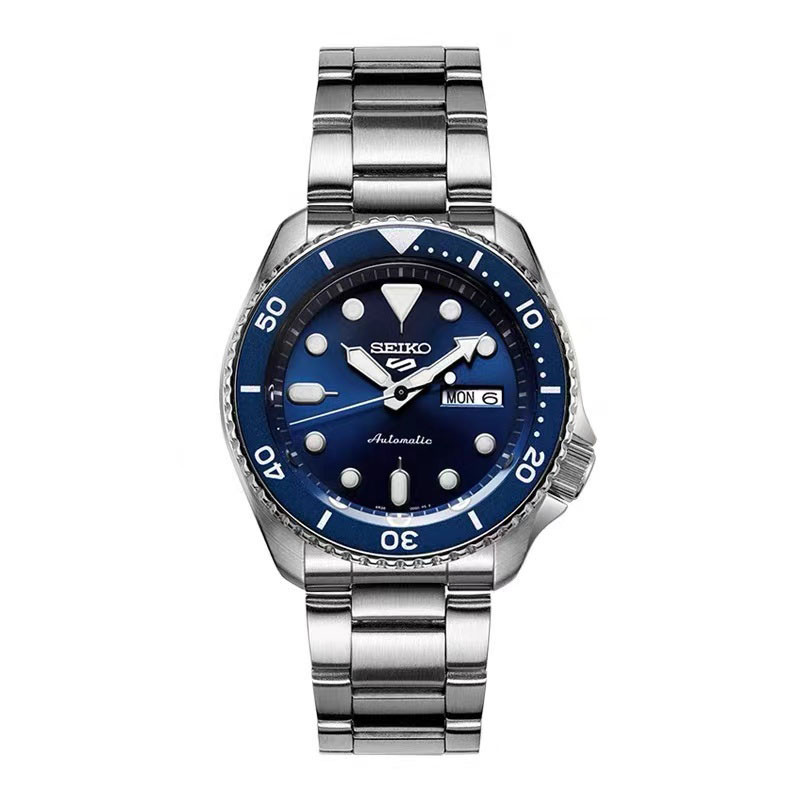 Seiko Sko5 Mens Multifunctional Quartz Watch Smooth Moving