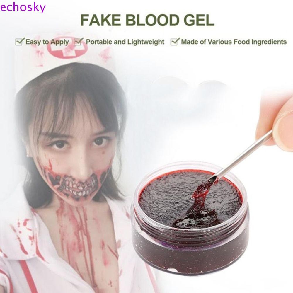 Echosky เลือดปลอมเครื่องแต่งกายแผล Body Paint แผลที่สมจริงเป็นพิเศษรอยแผลเป็น Party Supplies ครีมเลือด