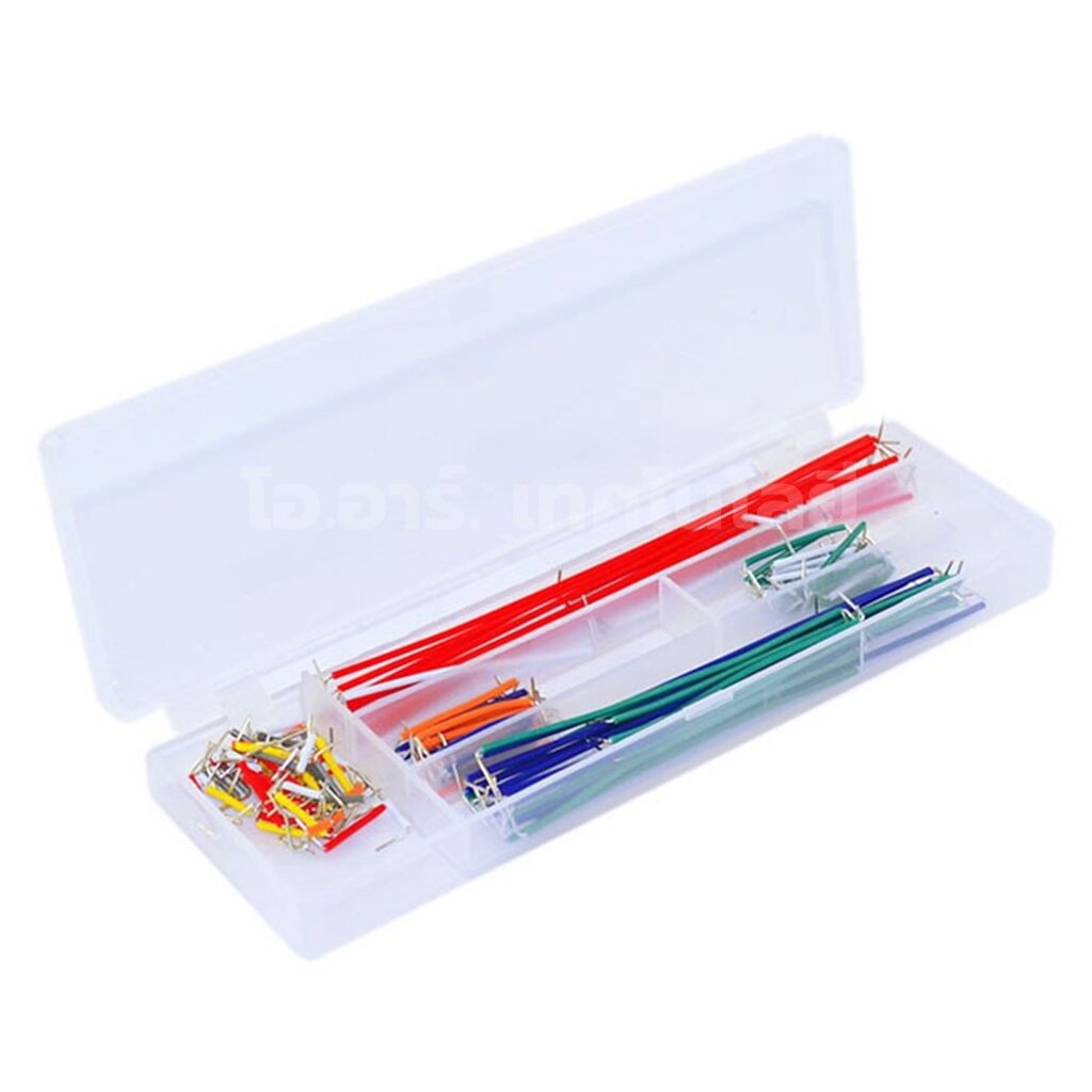 ชุด สายเชื่อมต่อวงจร สายจัมเปอร์ 140ชิ้น/560ชิ้น/840ชิ้น U Shape Shield Breadboard Jumper Wires Grade A สายต่อวงจร wi...