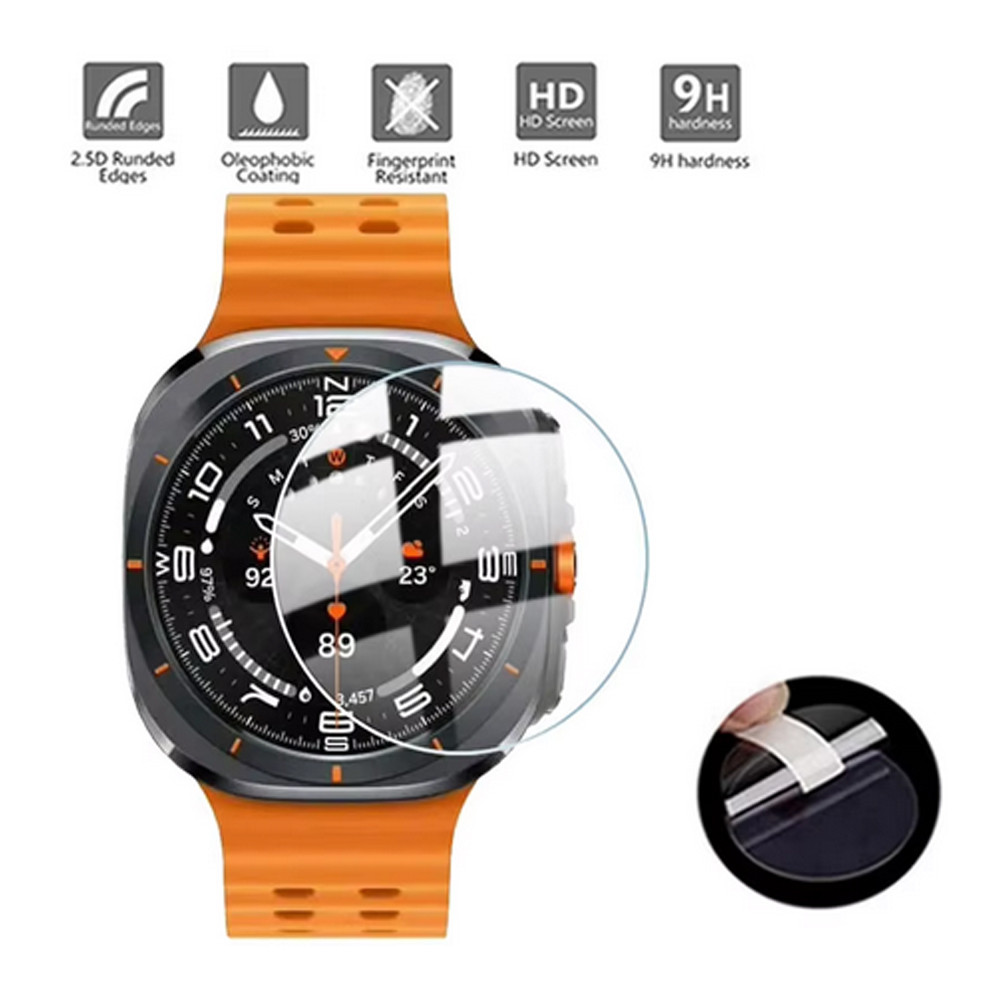 ฟิล์มนุ่ม PMMA และกระจกนิรภัยป้องกันหน้าจอสําหรับ Samsung Galaxy Watch 7 ultra 47 มม.44 มม.40 มม.