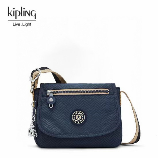 Kipling SABIAN Series กระเป๋าผู้หญิงแฟชั่นอินเทรนด์กระเป๋า Messenger เรียบง่ายน้ําหนักเบา Flap Bag