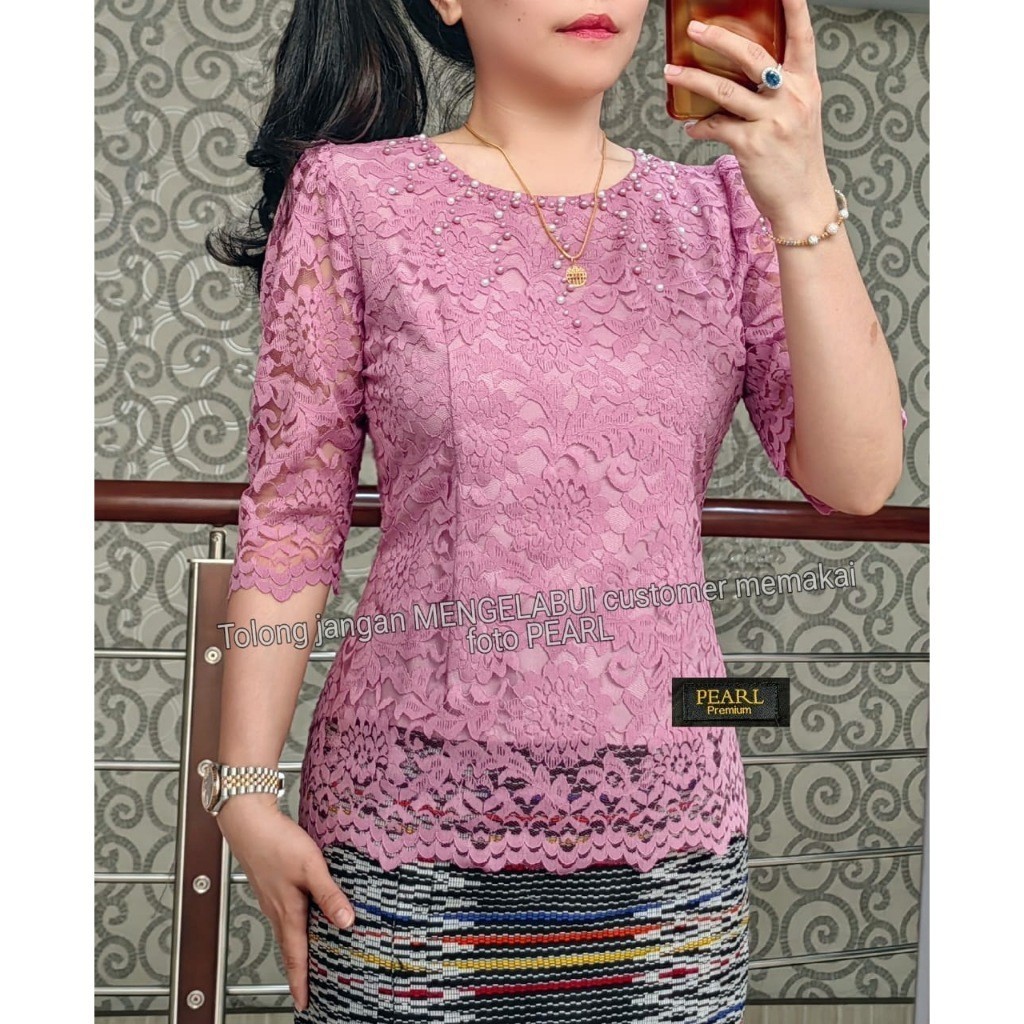 JK45 SEMI FRENCH TOP / MOTEK BROCADE BLOUSE