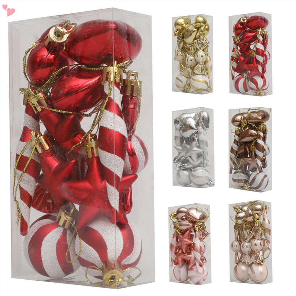 13 ชิ้น/กล่องเครื่องประดับต้นคริสต์มาส Candy Ball เครื่องประดับจํานวนมากแขวน Glitter Candy Cane เครื่องประดับต้นคริสต์มาส Peppermint Swirl Lollipop ตกแต่งสําหรับ Xmas Party ตกแต่งบ้าน