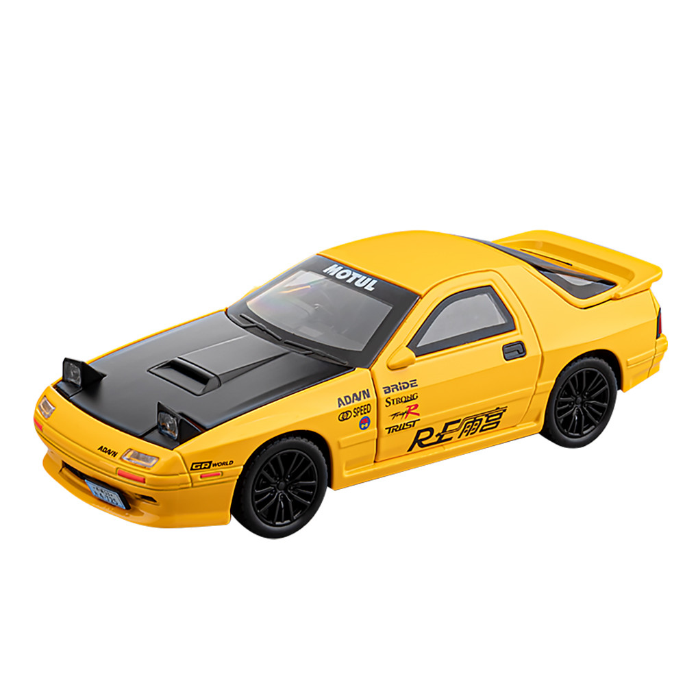 Klt 1:32 JDM Mazda RX-7 โมเดลรถเหล็กรถโลหะผสมของเล่นของขวัญสําหรับเด็กเด็กผู้หญิง - รูปที่ 7