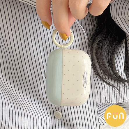 Simple Polka Dots IMD หูฟังไร้สายบลูทูธป้องกันกรณีใช้งานร่วมกับ Airpods 1 2 3 Pro Pro2 พร้อมจี้ Bowknot ป้องกันรอยขีดข่วนชุดหูฟังปลอก