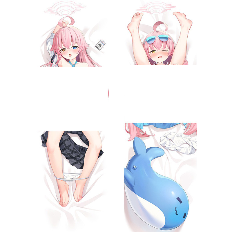 อะนิเมะ Blue Archive Takanasi Hosino เซ็กซี่ Dakimakura กอดหมอน Otaku ชายหมอนเบาะ 50*150