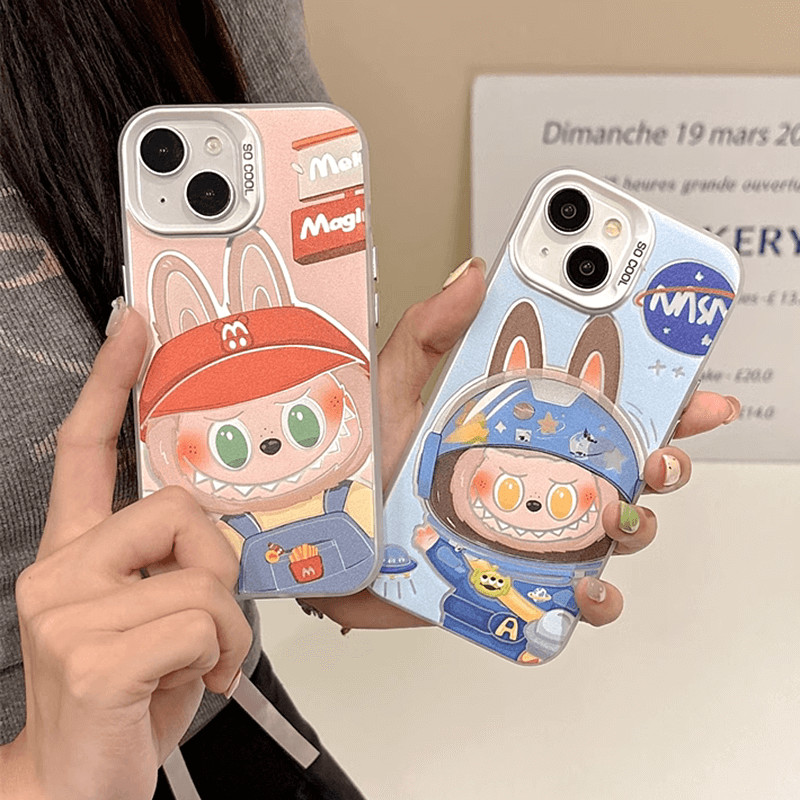 เคสลาบูบู้ v2 OPPO A3X A3 Pro A60 A79 A59 2023 F11 F7 A38 A18 A98 A78 A58 A55 5G A96 A76 A31 A72 A92 A57 2022 4G A52 A97 A74 A95 A16S A16 A54 A56 A53 A33 2020 A16K A16E A8 A17K A17 A15 A15S F23 Reno 6 Lite Realme 9i Funny Couple Labubu Phone Case YKC 55