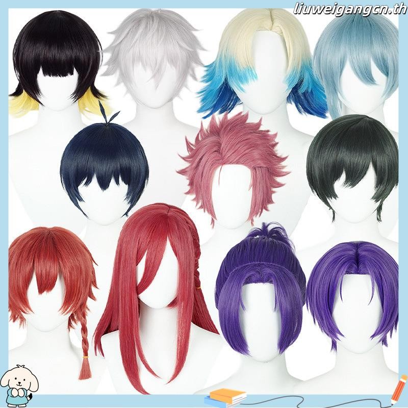 Anime Blue Lock Yo Hiori Cosplay Wig 28cm Short Heat Resistant Synthetic Halloween Party Wigs