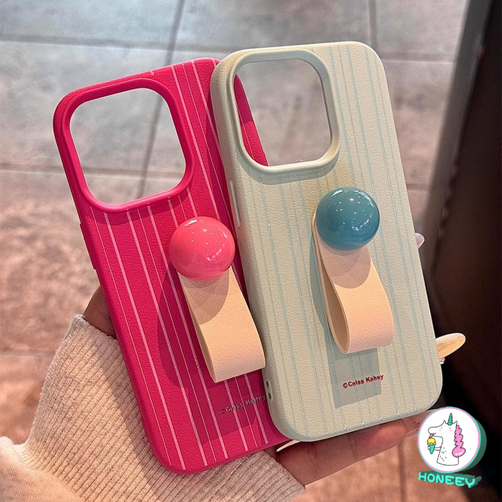 Insสีสันแนวตั้งลายmatteรอบลูกปัดแหวนหัวเข็มขัดผู้ถือเคสโทรศัพท์สําหรับiphone 15 16 14 11 13 12 Pro Max 16 Plusกันกระแทกนุ่มปกหลัง