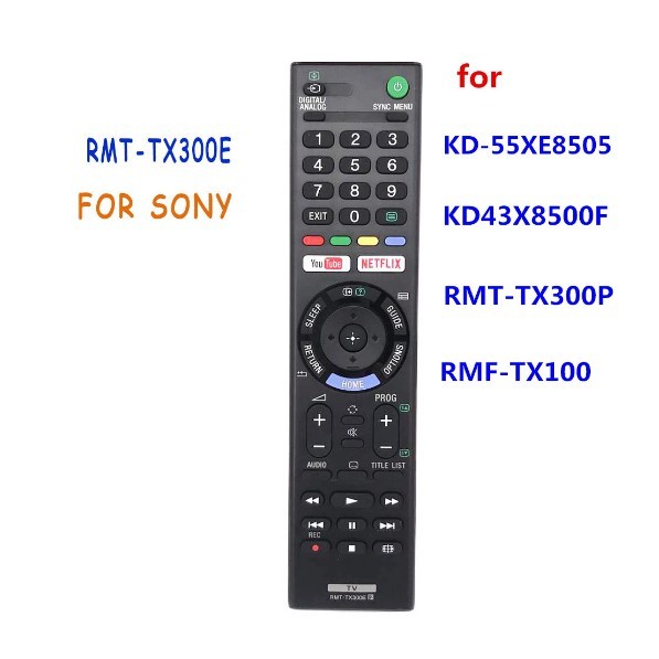 SONY RM-GD030 RM-ED047 RM-YD103 RM-GD023 RMT-TX300P RMT-TX200P RMT-TX300E สมาร์ททีวีรีโมทคอนโทรลสําห