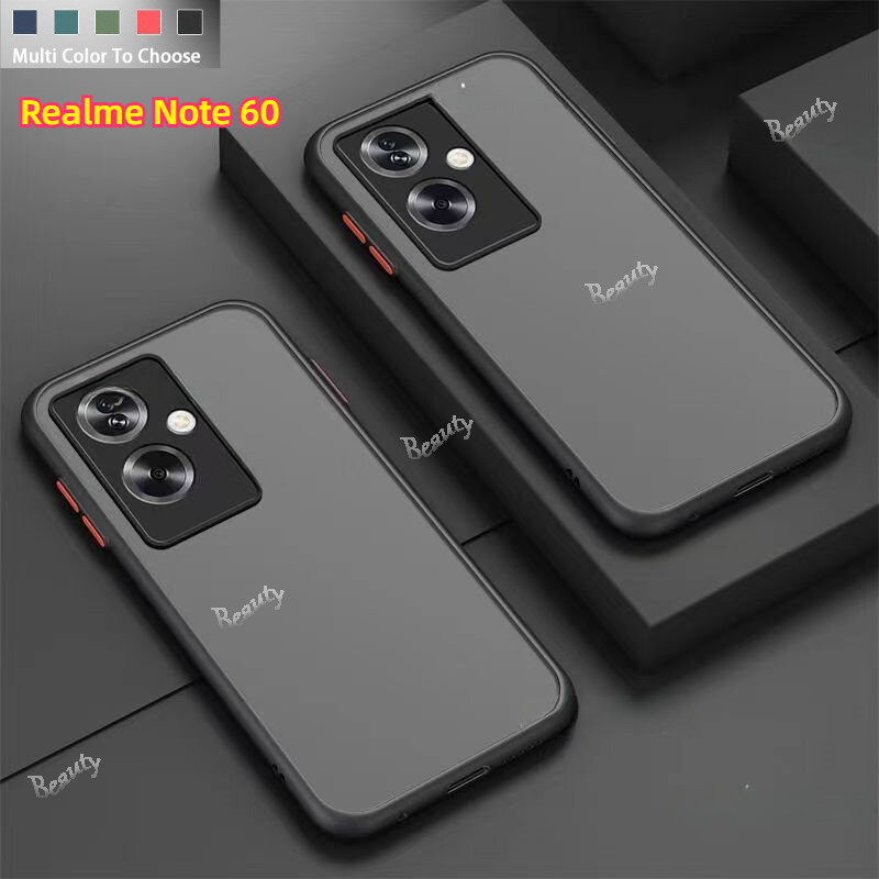 สําหรับrealmeหมายเหตุ60 50 Note60 X 60X Note50 C51 C53 C61 C63 RealmeNote50 RealmeNote60กล้องProtectorใสMatteเกราะกันกระแทกปลอกซิลิโคนอ่อนนุ่มฝาครอบกันชน