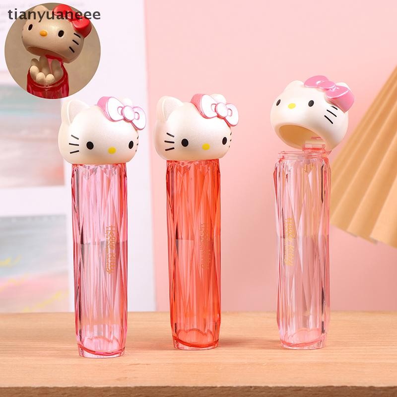 Tianyuaneee Sanrio Hello Kitty กล่องไหมขัดฟันแบบพกพา Kawai สีชมพู Travel ไม้จิ้มฟันสําลีกล่องเก็บน่ารัก Mini แต่งหน้าเครื่องมือคอนเทนเนอร์ Well