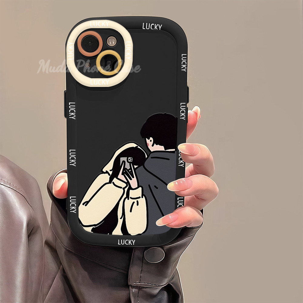 💓💓คู่รัก case for VIVOY214G/VIVOY21S5G VIVO Y02 Y15S4G2021 Y16 Y1S Y91CY91I Y20 Y21 Y21S Y22 Y22S4G 