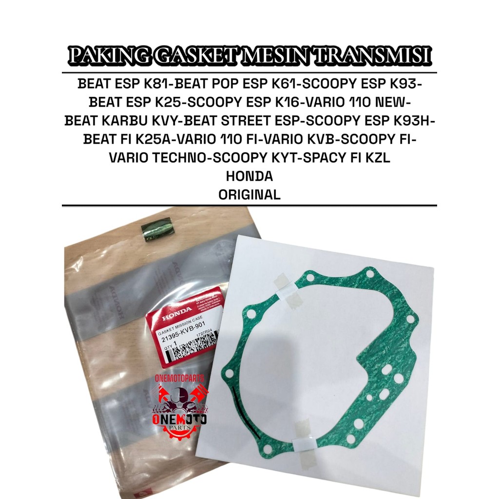 MESIN ORIGINAL BEAT SCOOPY KYT VARIO 110 SPACY ESP POP CARBON STREET FI HONDA 21395-KVB-901MISSION E