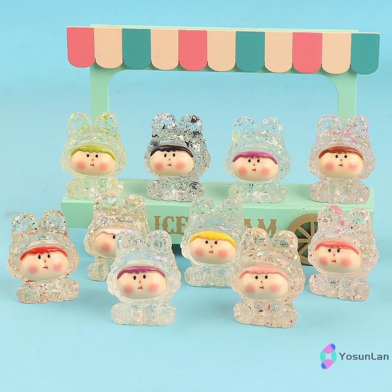 YosunLan] Glitter Lilith Little Ornament Desktop การ์ตูนน่ารักเรซิ่น Little Ornament Accessories ใหม