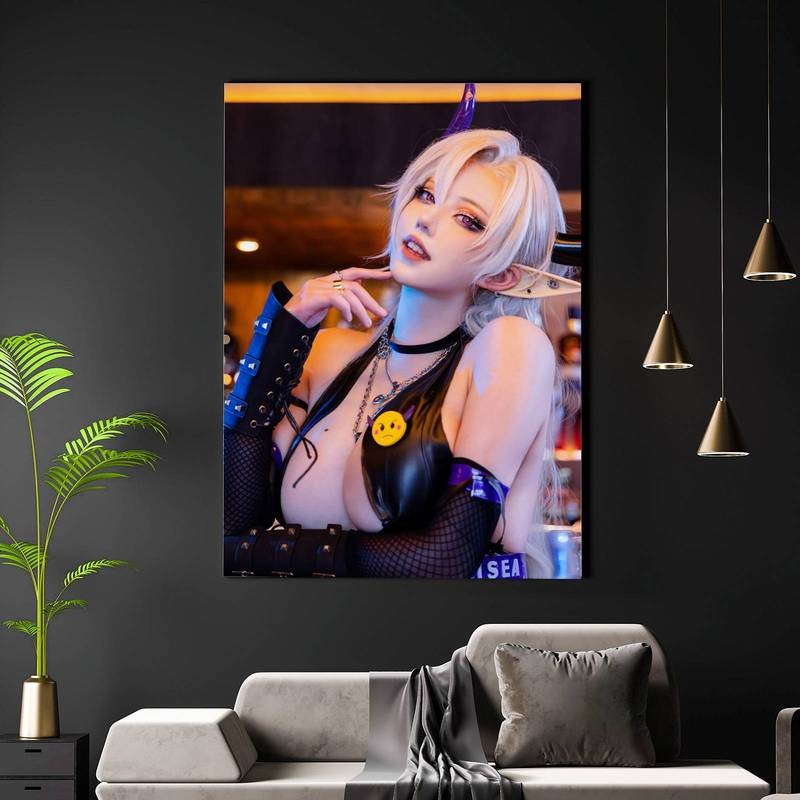 Desert Nomad คอสเพลย์ไม่มีกรอบ Sandy Wanderlust Wall Art โปสเตอร์ผ้าใบ