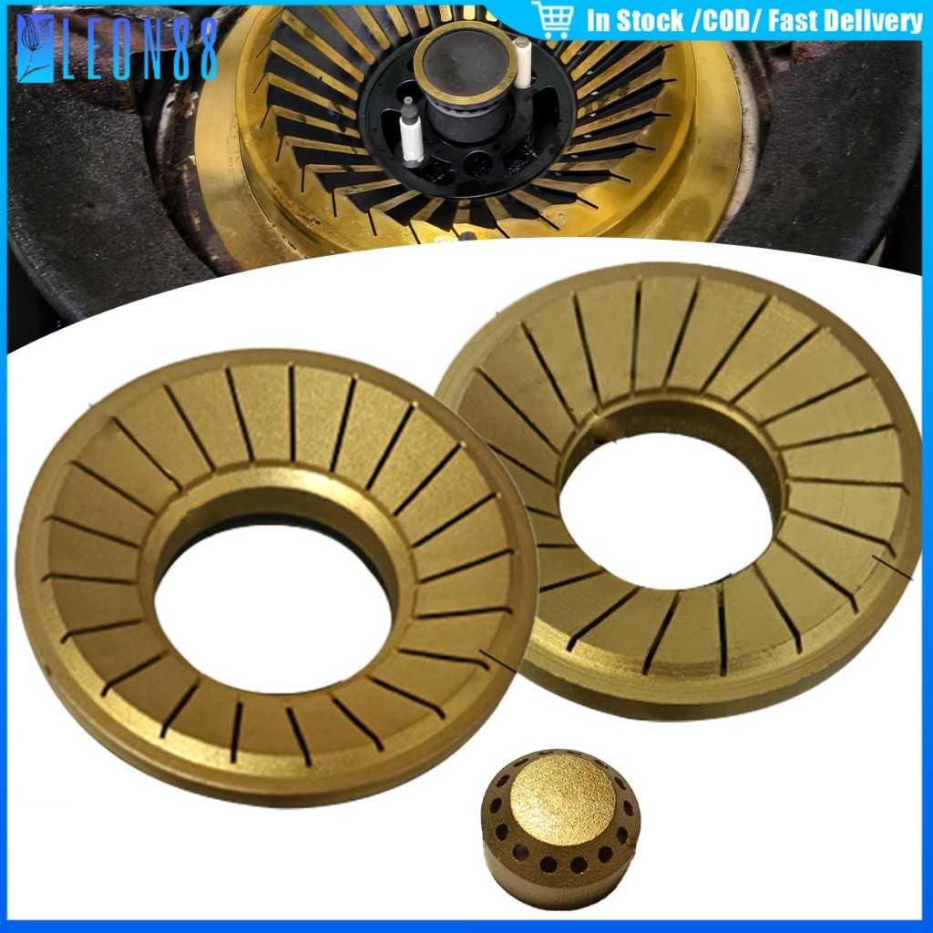 ของมาใหม่！ฝาเฟืองทองเหลืองเตาแก๊ส ครอบหัวแก๊ส 100MM รุ่น9-B หัวเตาทองเหลือง อะไหล่เตาตั้งโต๊ะ ครอบหัวแก๊ส
