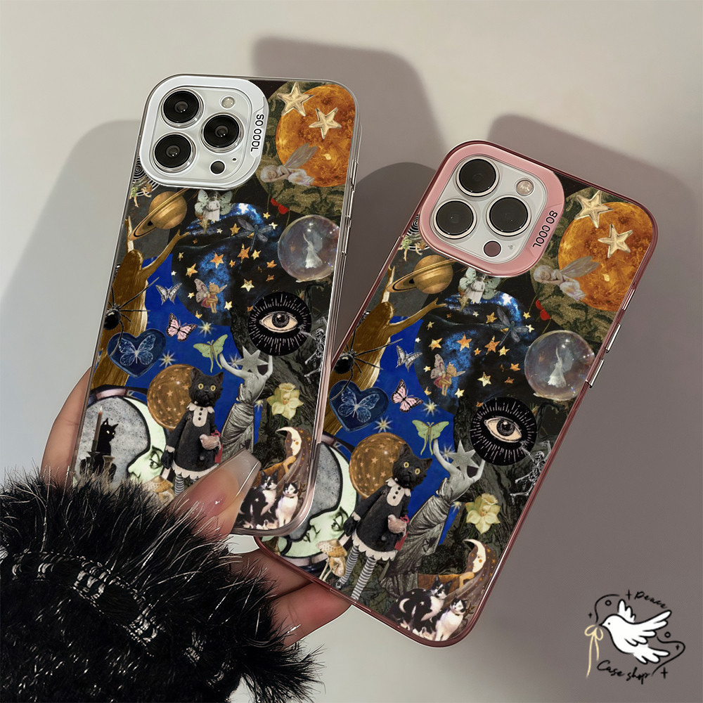 COD-ในไทย เคสไอโฟนสวยๆ ดวงตาแห่งศิลปะ For iPhone 11 12 13 14 15 16 Pro Max Plus X XS XR XS MAX 7 8 Plus เคส กันกระแทกและ ราคา ถูกที่สุด ดีลบีเคเค แกลเลอรีภาพที่ 7