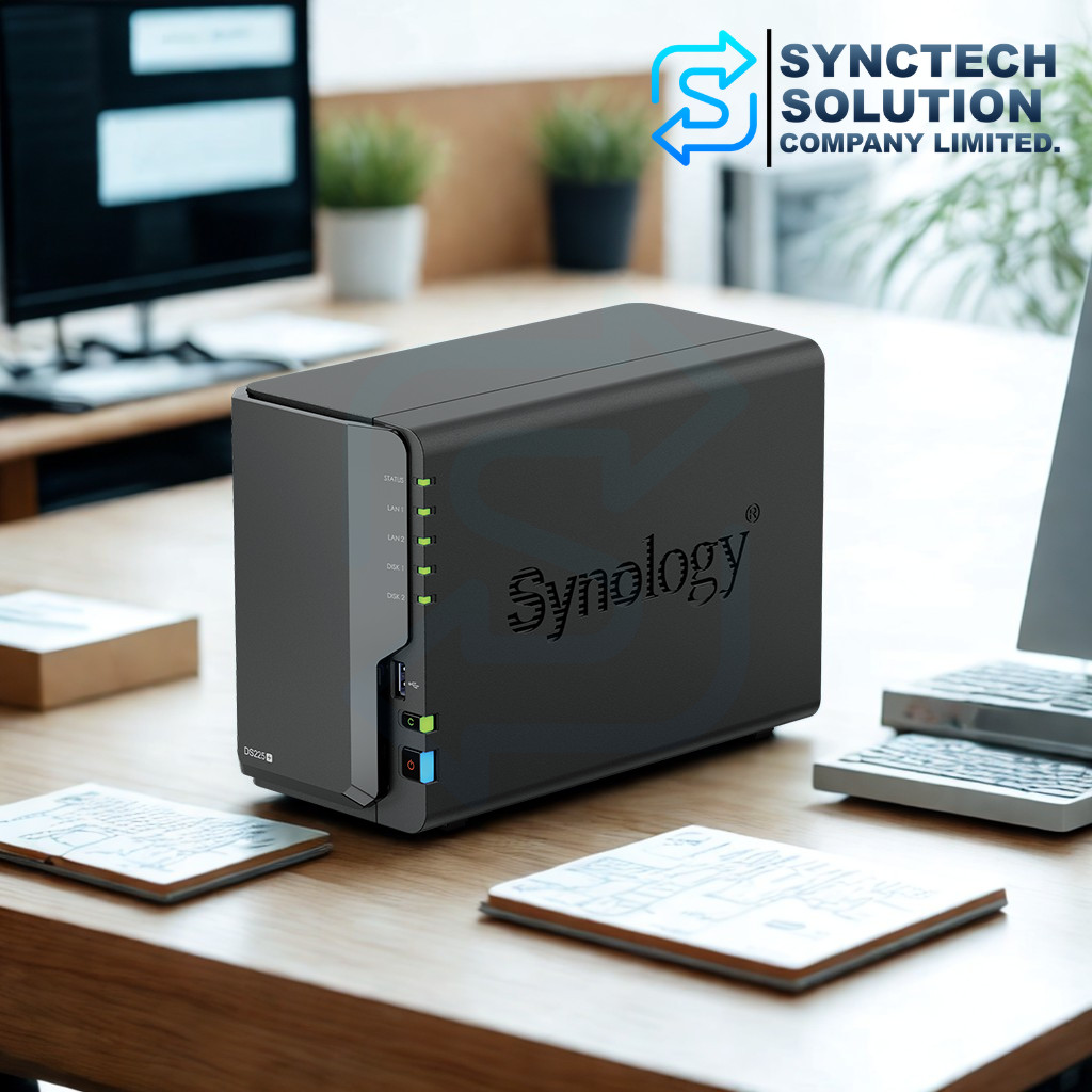 Synology DiskStation DS225+ ประกันศูนย์ไทย (ไม่รวม HDD)