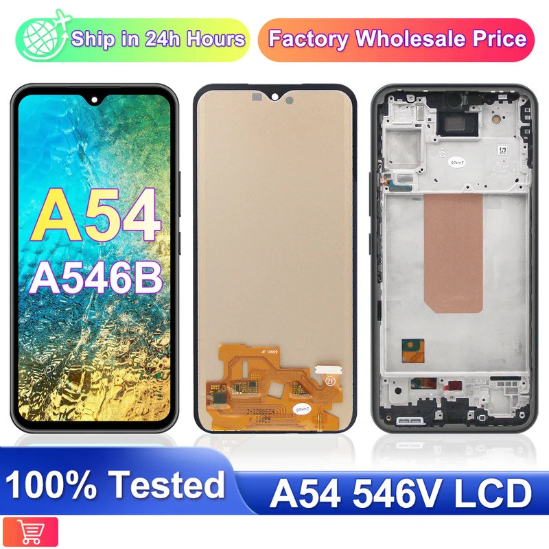 AAA + สําหรับ Samsung A54 5G A546B จอแสดงผล LCD Touch Screen Digitizer Assembly สําหรับ Samsung A546