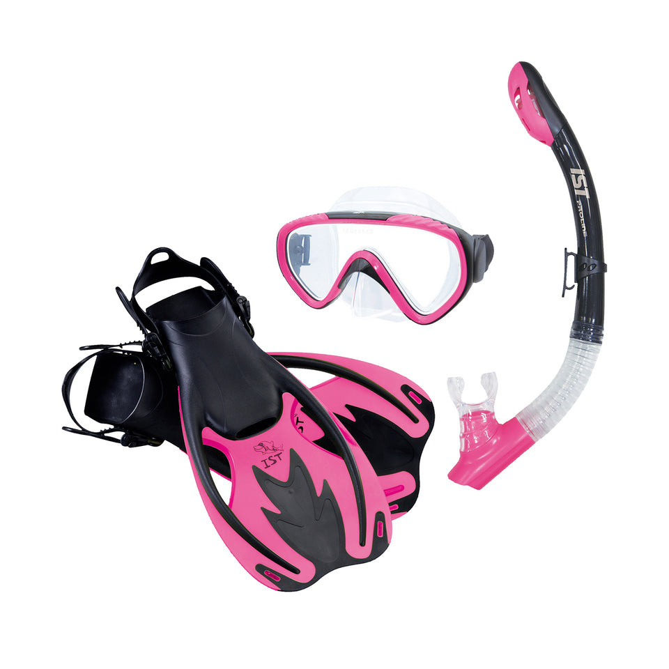 ชุดหน้ากากดำน้ำและฟินสำหรับเด็ก UNO Mask, Snorkel & Fin Kids Set
