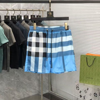 กางเกงขาสั้นลายสก๊อต สไตล์แฟชั่นไม่จำกัดเพศ เหมาะสำหรับฤดูร้…