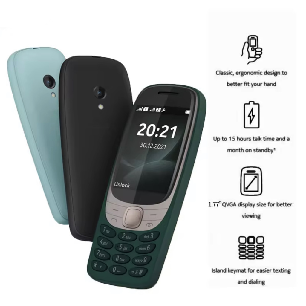 โทรศัพท์มือถือปุ่มกด Nokia 6310   4G มือถือปุ่มกด รองรับทุกค่าย ปุ่มกดไทย/เมนูไทย