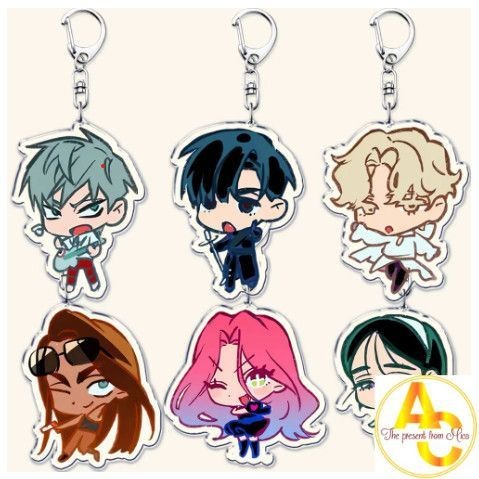 Alien Stage Luka Ivan Till Mizi Hyuna Suai WrightZ พวงกุญแจอนิเมะ