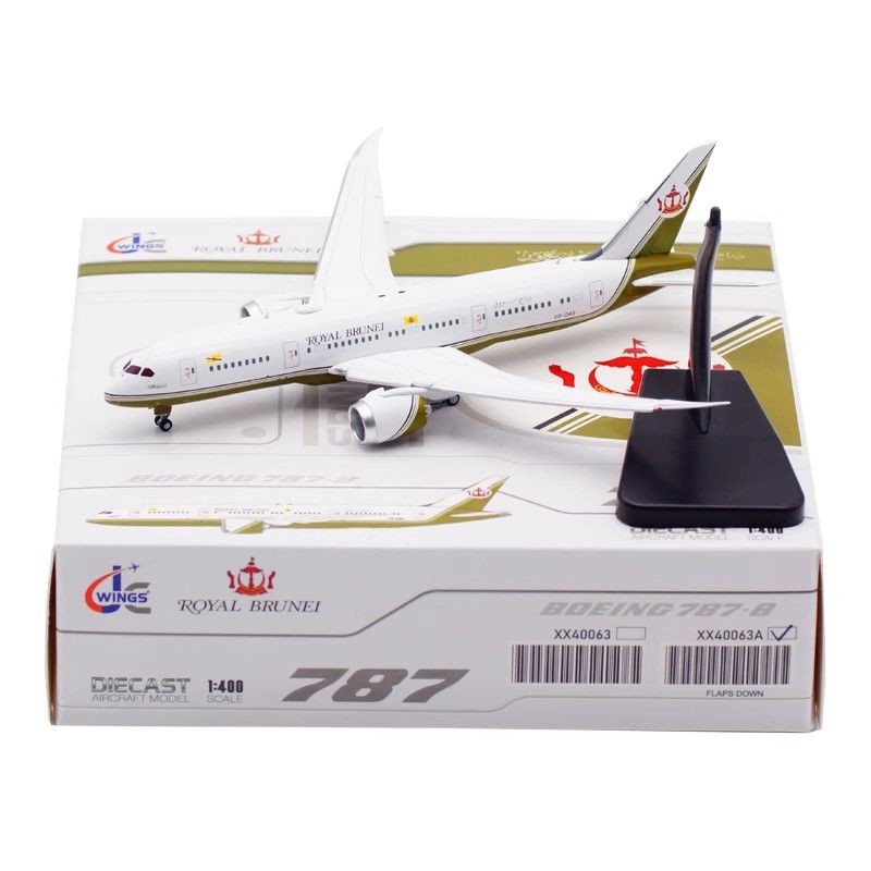 JC Wings 1: 400 เครื่องบินรุ่น Wings Royal Airlines Boeing B787-8 V8-OAS รุ่นปก