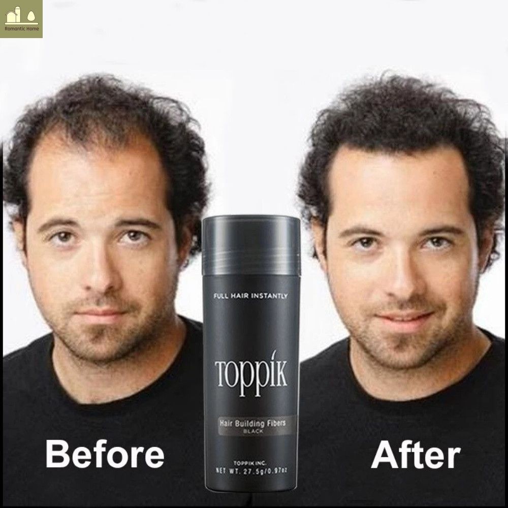 【การจัดส่งภายในประเทศ】Toppik Hair Fibers ไฟเบอร์เสริมสร้างผมเสีย 27.5 กรัม