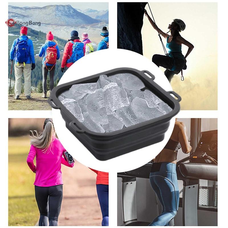 ABongBang Arctic Ice Shower Ice Bath Water Chiller, Rapid Cooling แบบพกพา Ice Bath, พับซิลิโคน Ice B