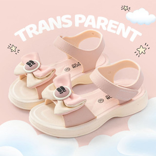 รองเท้าแตะเปิดนิ้วดีไซน์แฟชั่นสำหรับเด็ก นุ่มลื่น สบายเมื่อส…