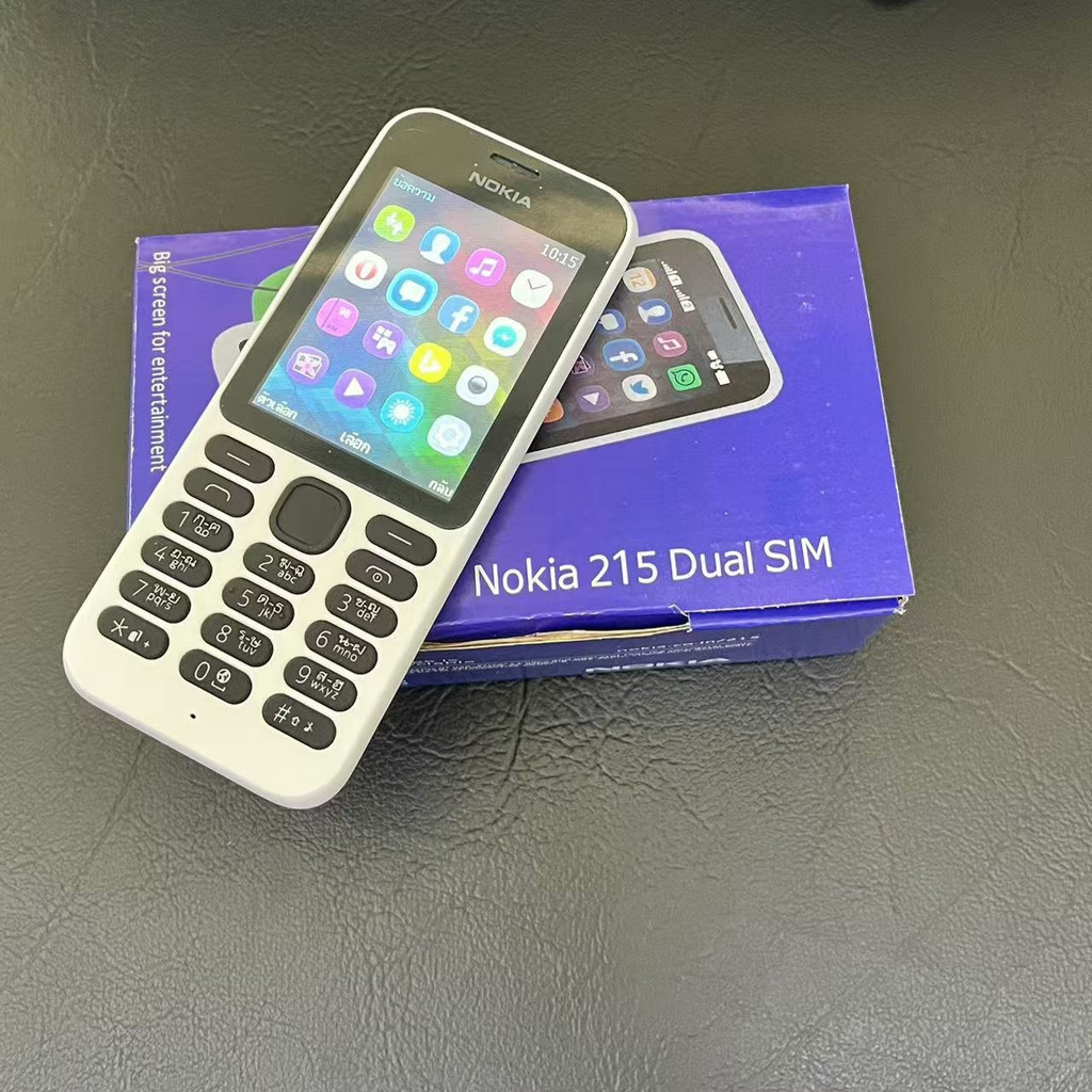 🔥ใส่โค้ด INCLZ12 ลด 50%🔥 โทรศัพท์มือถือปุ่มกด Nokia 215 ใหม่ล่าสุด ปุ่มกดไทย เมนูไทย