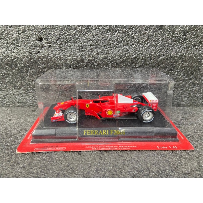 IXO 1: 43 Ferrari F2001 Michael Schumacher F1 รถสูตรรถโลหะผสมรุ่น
