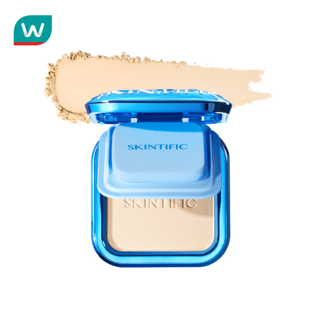 Skintific สคินทิฟฟิค อัลตร้า คัฟเวอร์ พาวเดอร์ ฟาวน์เดชั่น 9ก. 00N เนเชอรัล พอร์ซเลน